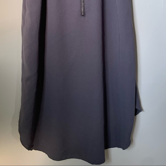 Dark Grey Sleeveless Blouse - Picture 3 of 5